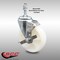 Service Caster 5 Inch SS Nylon Wheel Swivel 10mm Threaded Stem Caster with Brake SCC SCC-SSTS20S514-NYS-TLB-M1015 - alternate 2